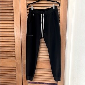 FIGS Women’s Zamora Jogger Scrub Pants Black Size S